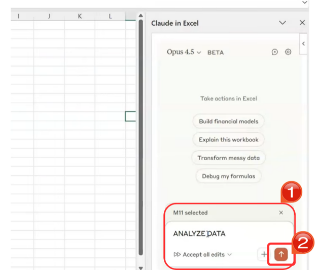 Prompt typed in Claude AI Assistant