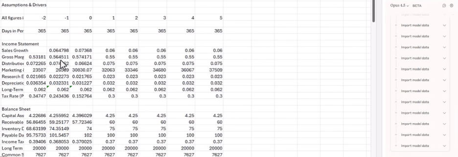 Result generated by Claude in Excel