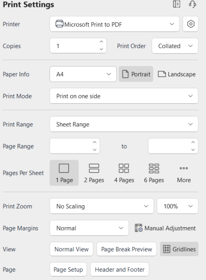 Tips for better Sheets Printing with less efforts in WPS Sheets | WPS ...